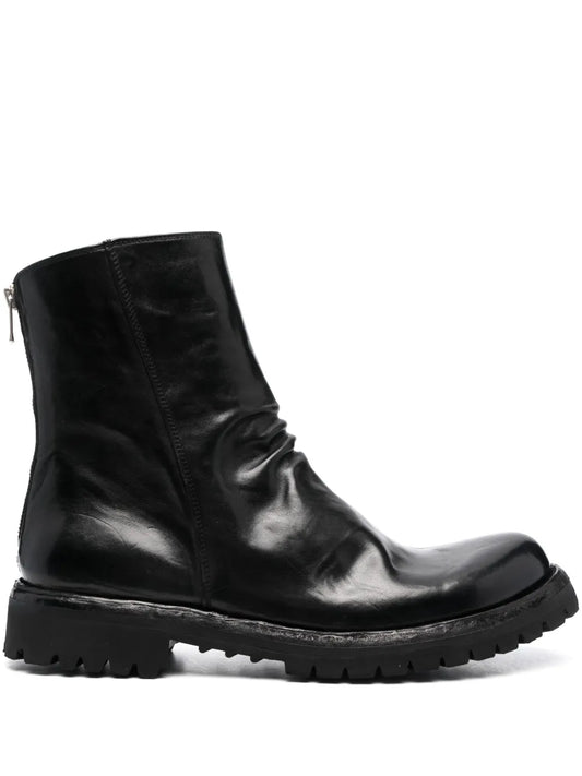 Officine Creative Ikonic zip-up leather boots