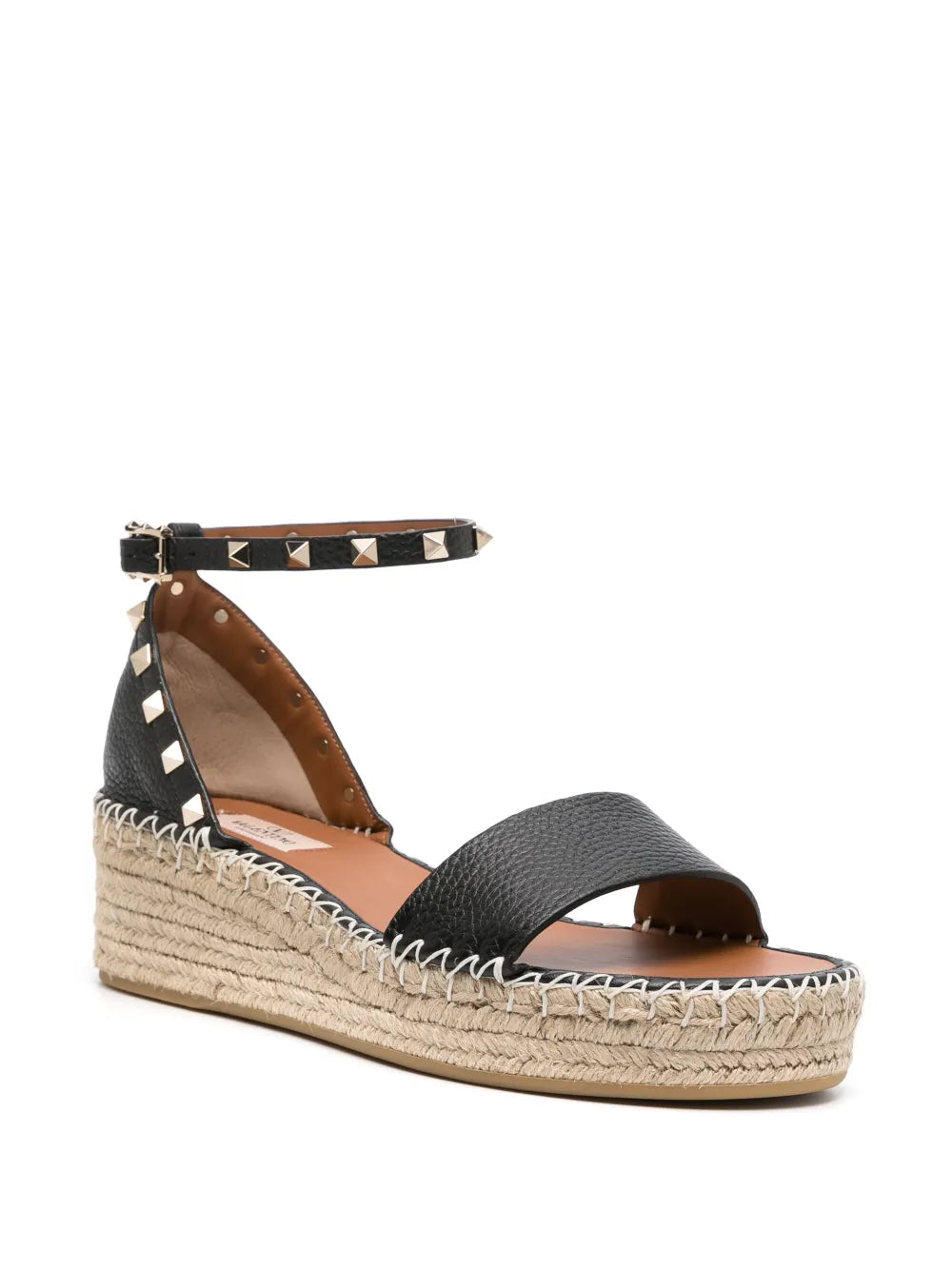 Valentino Garavani Rockstud 55mm flatform espadrilles