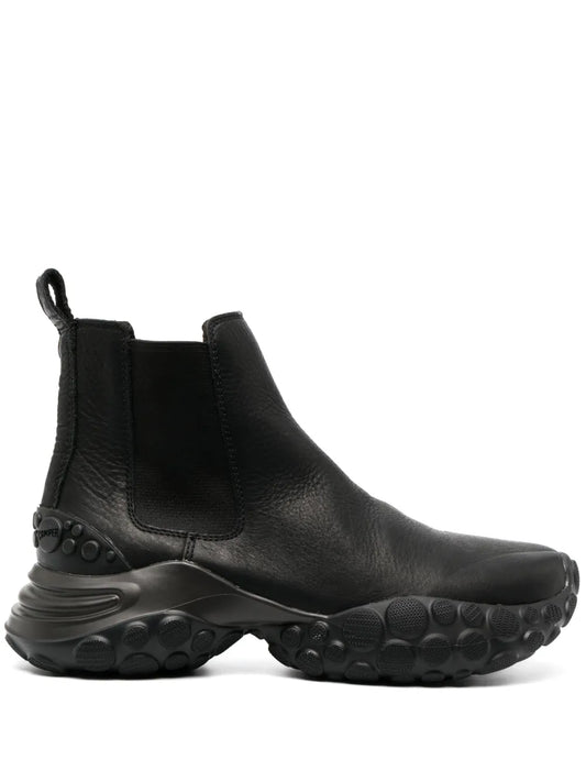 Camper pebbled leather chelsea boots