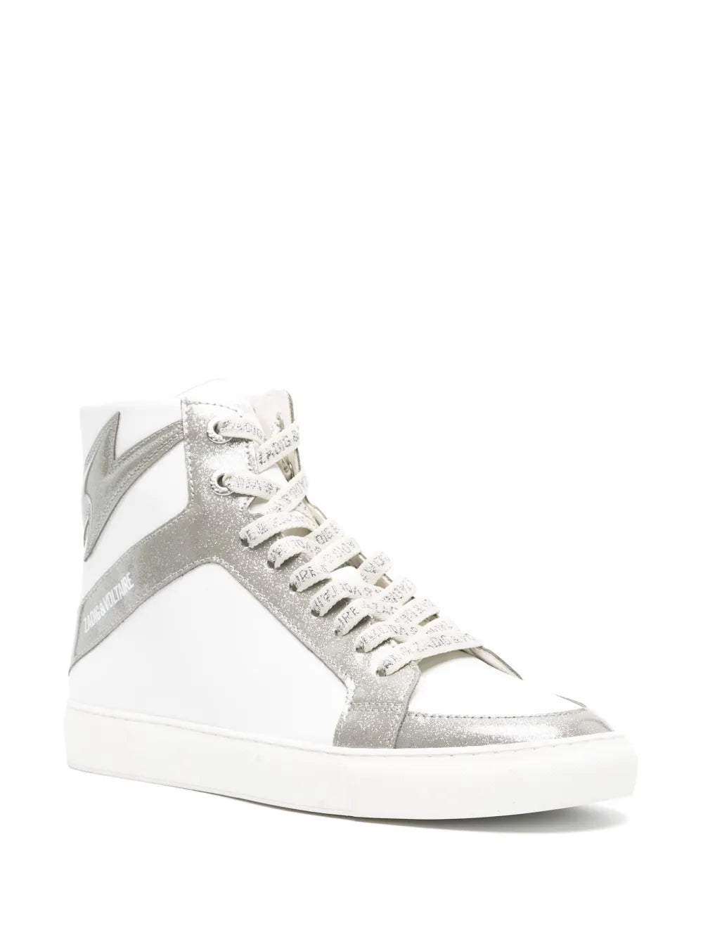 Zadig&Voltaire High Flash Infinity leather sneakers