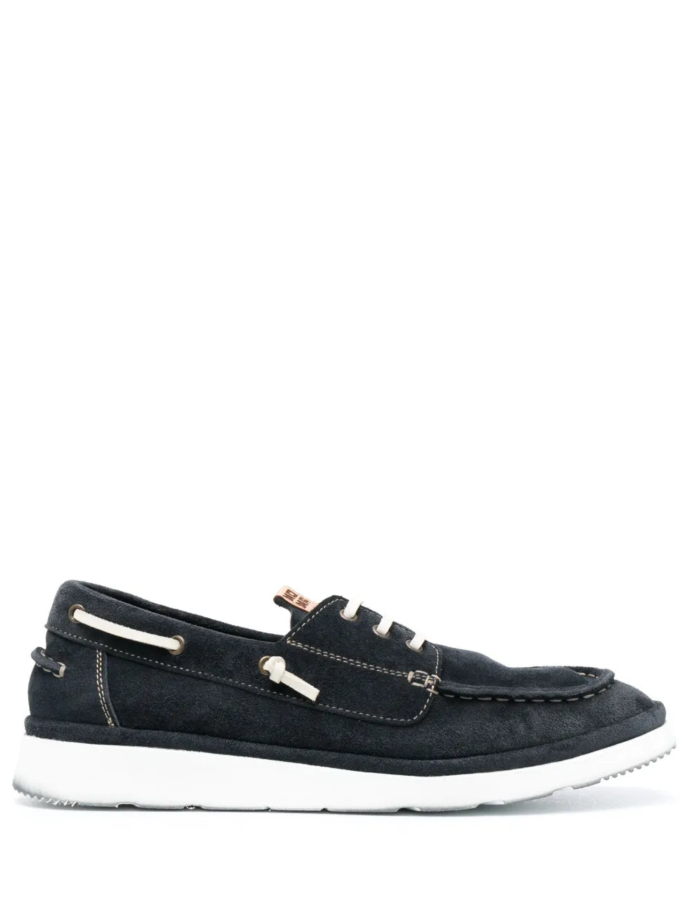 Moma leather boat shoes