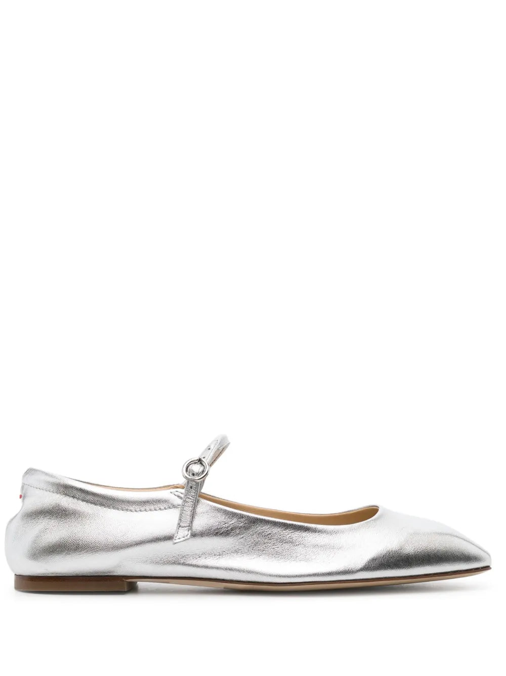 Aeyde Aline Babies metallic ballerina shoes