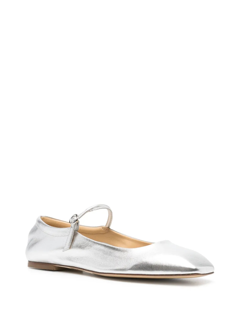 Aeyde Aline Babies metallic ballerina shoes