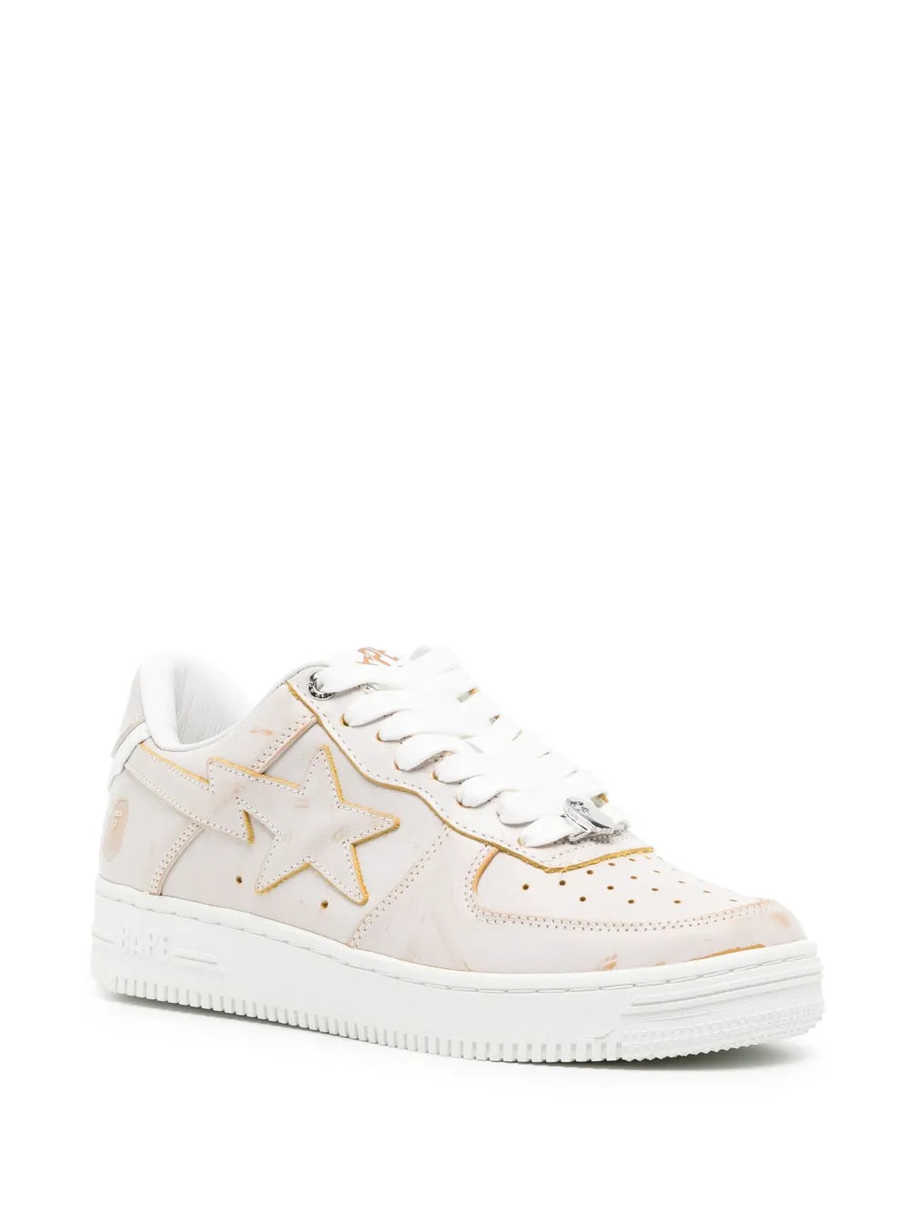 A BATHING APE® logo-patch low-top sneakers