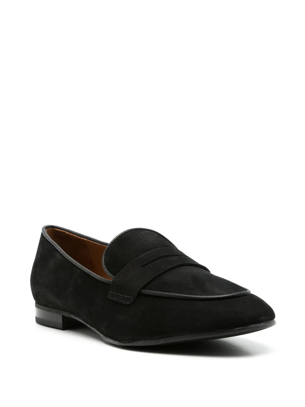 Sarah Chofakian Lauren penny-slot leather loafers