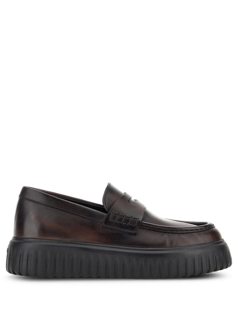 Hogan H-Stripe rigged-sole loafers