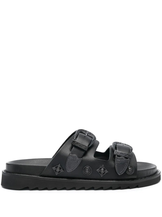 Toga Pulla stud-embellished leather slides