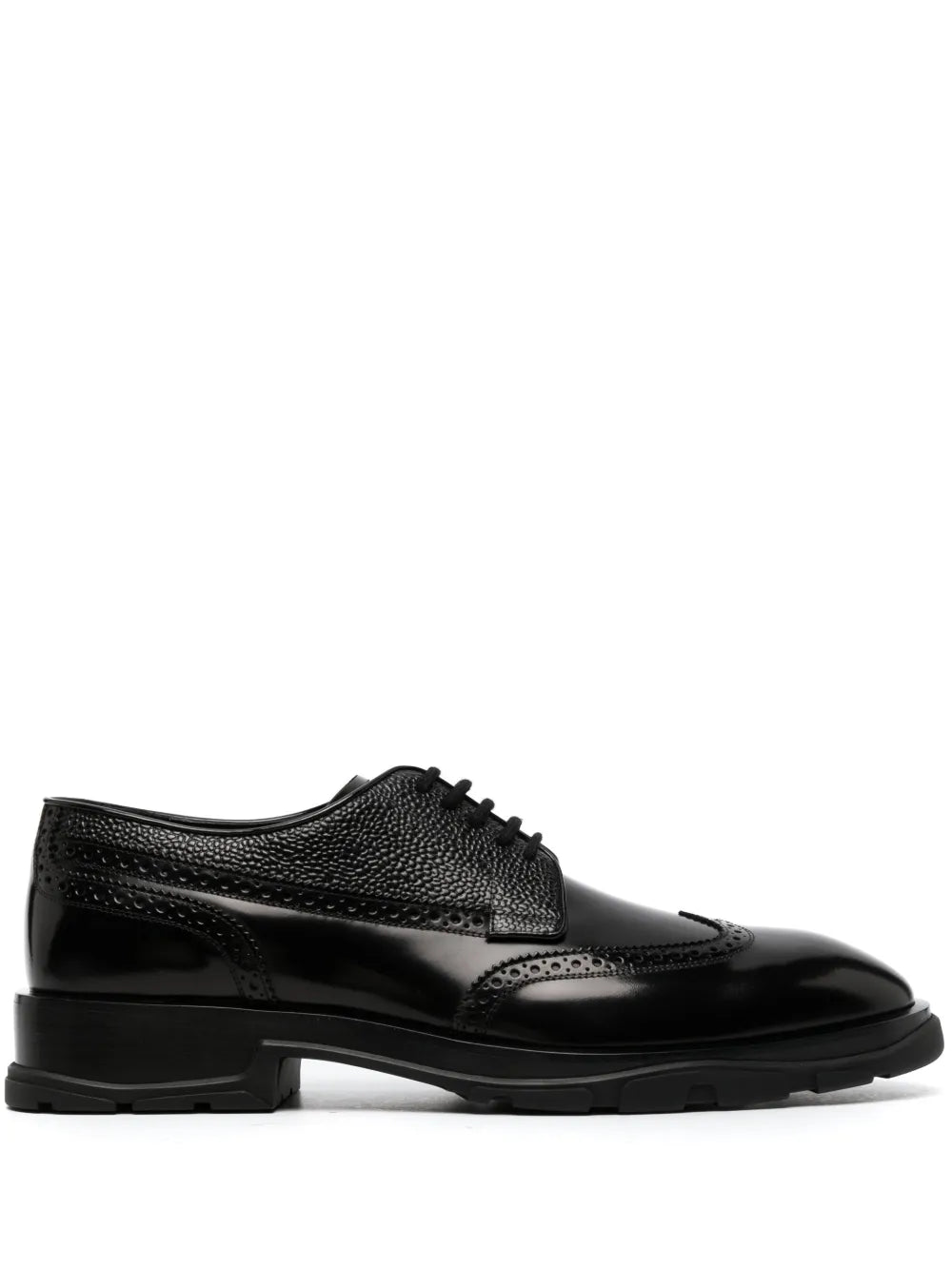 Alexander McQueen lace-up leather brogues