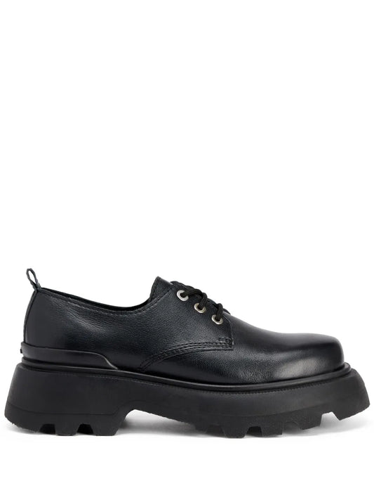 AMI Paris lace-up leather loafers