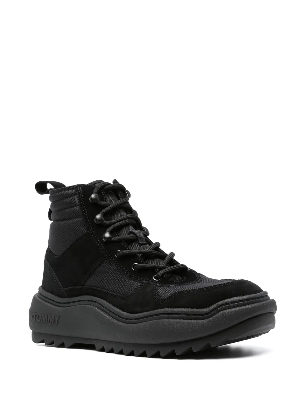 Tommy Jeans panelled lace-up boots