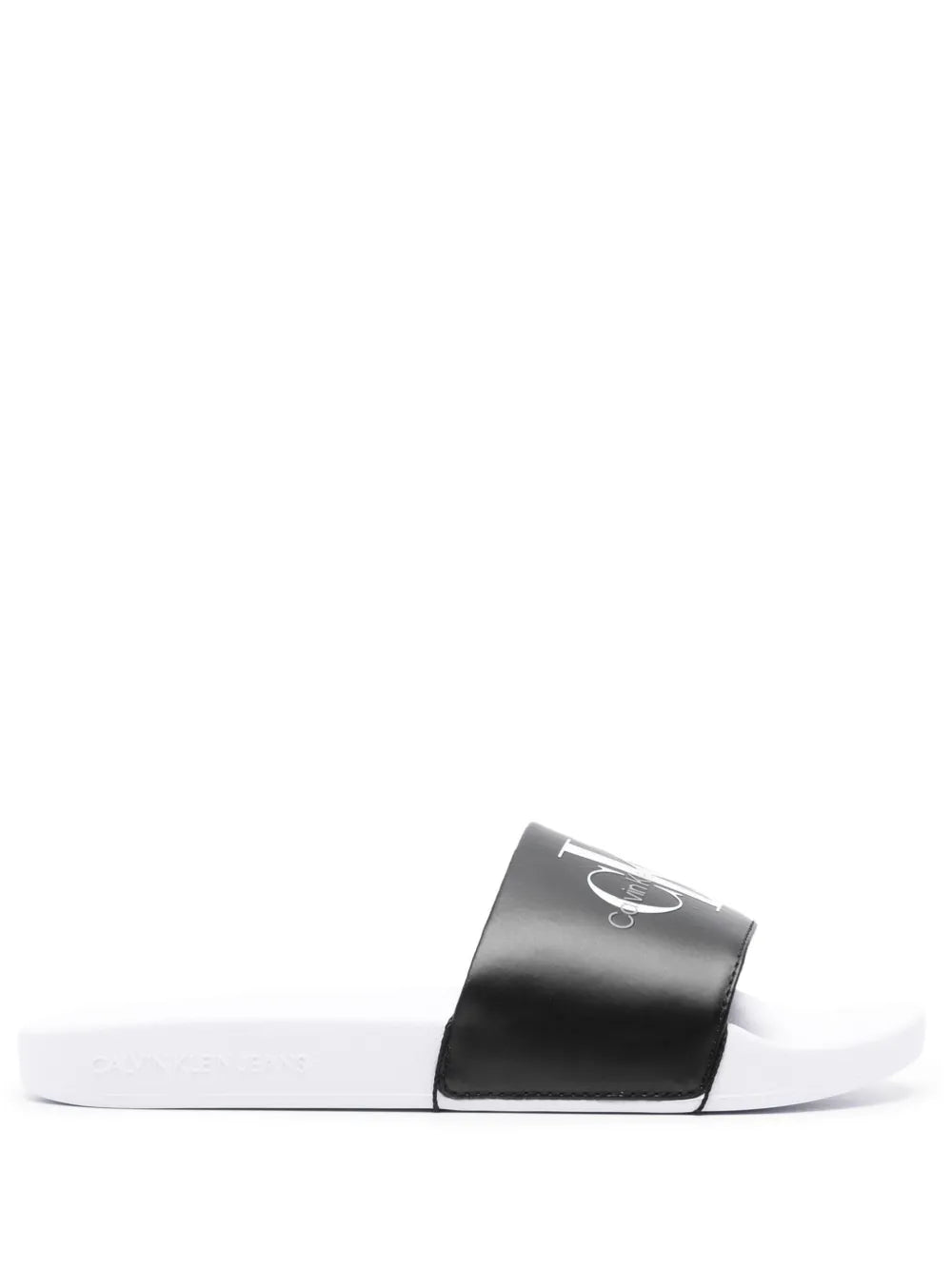 Calvin Klein Jeans logo-print recycled polyester slides