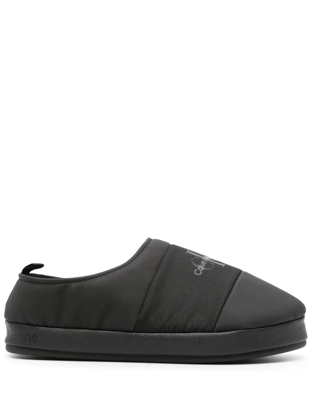 Calvin Klein Jeans logo-print padded slippers