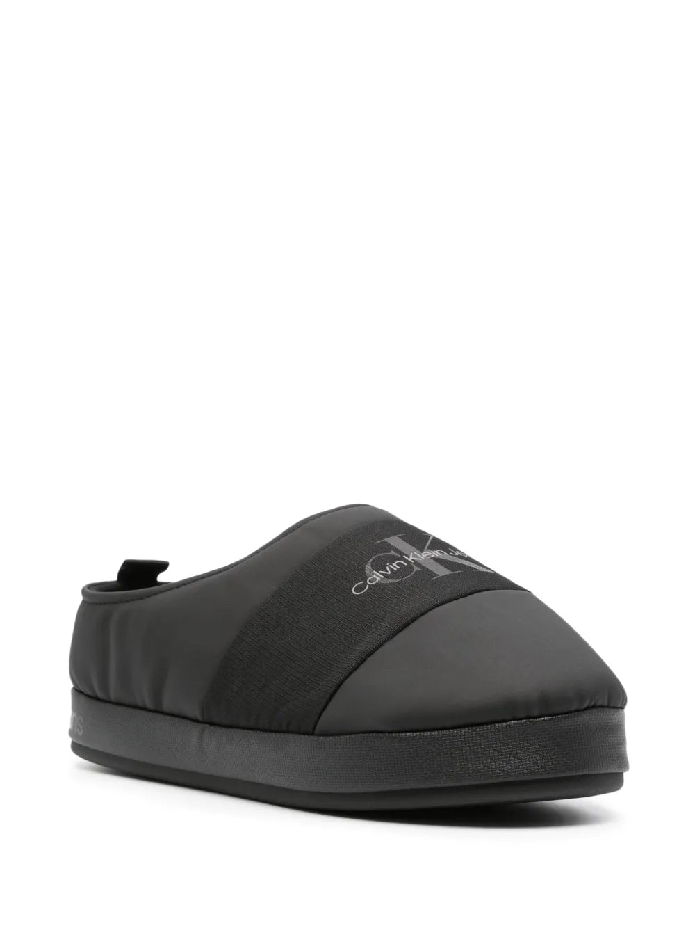 Calvin Klein Jeans logo-print padded slippers