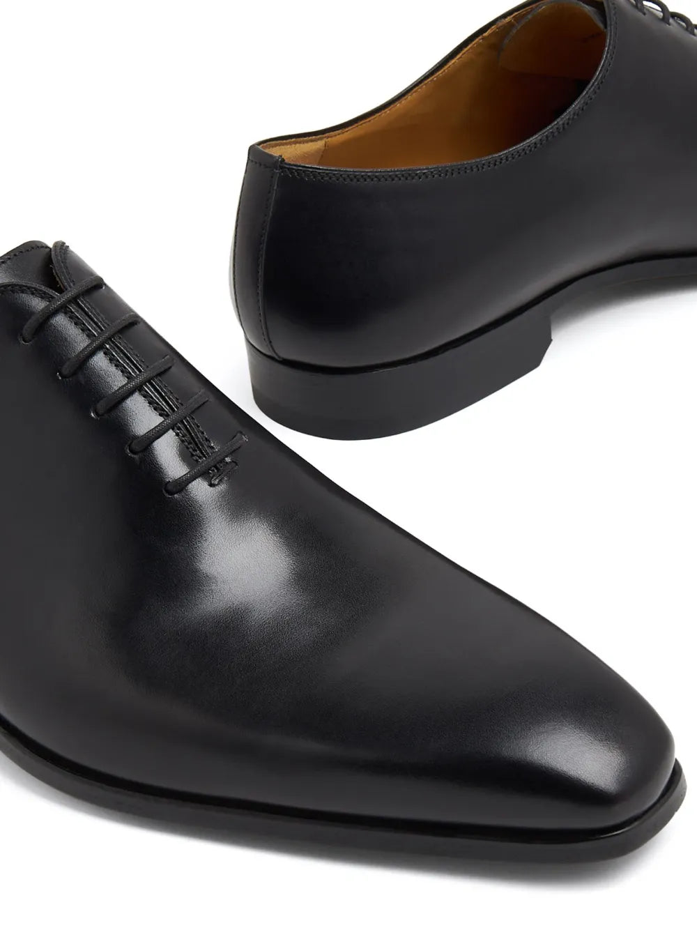 Magnanni almond-toe leather oxford shoes