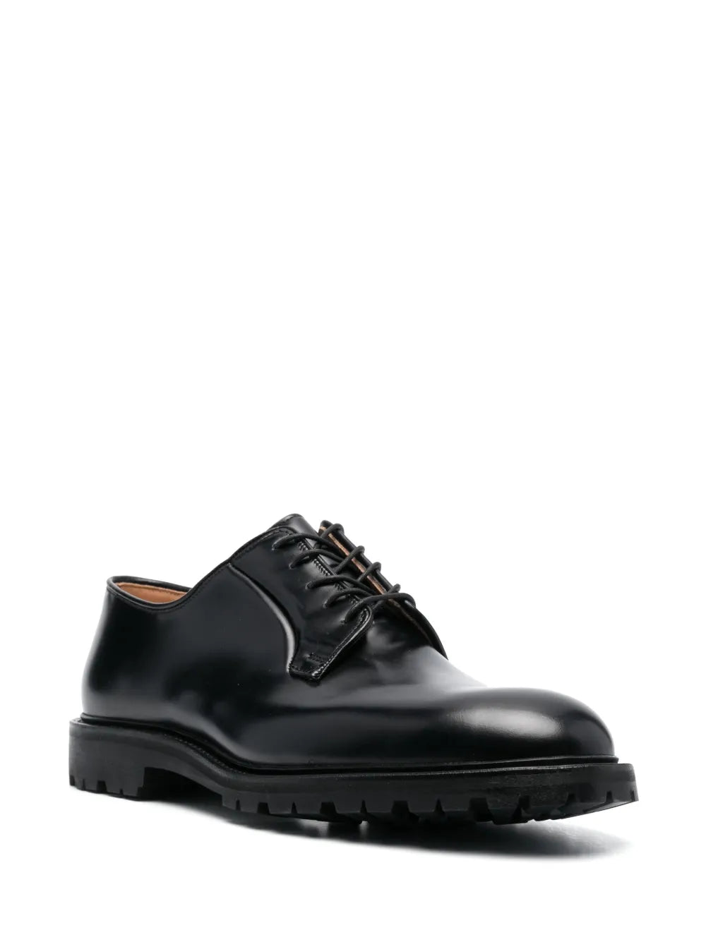Crockett & Jones lace-up leather derby shoes