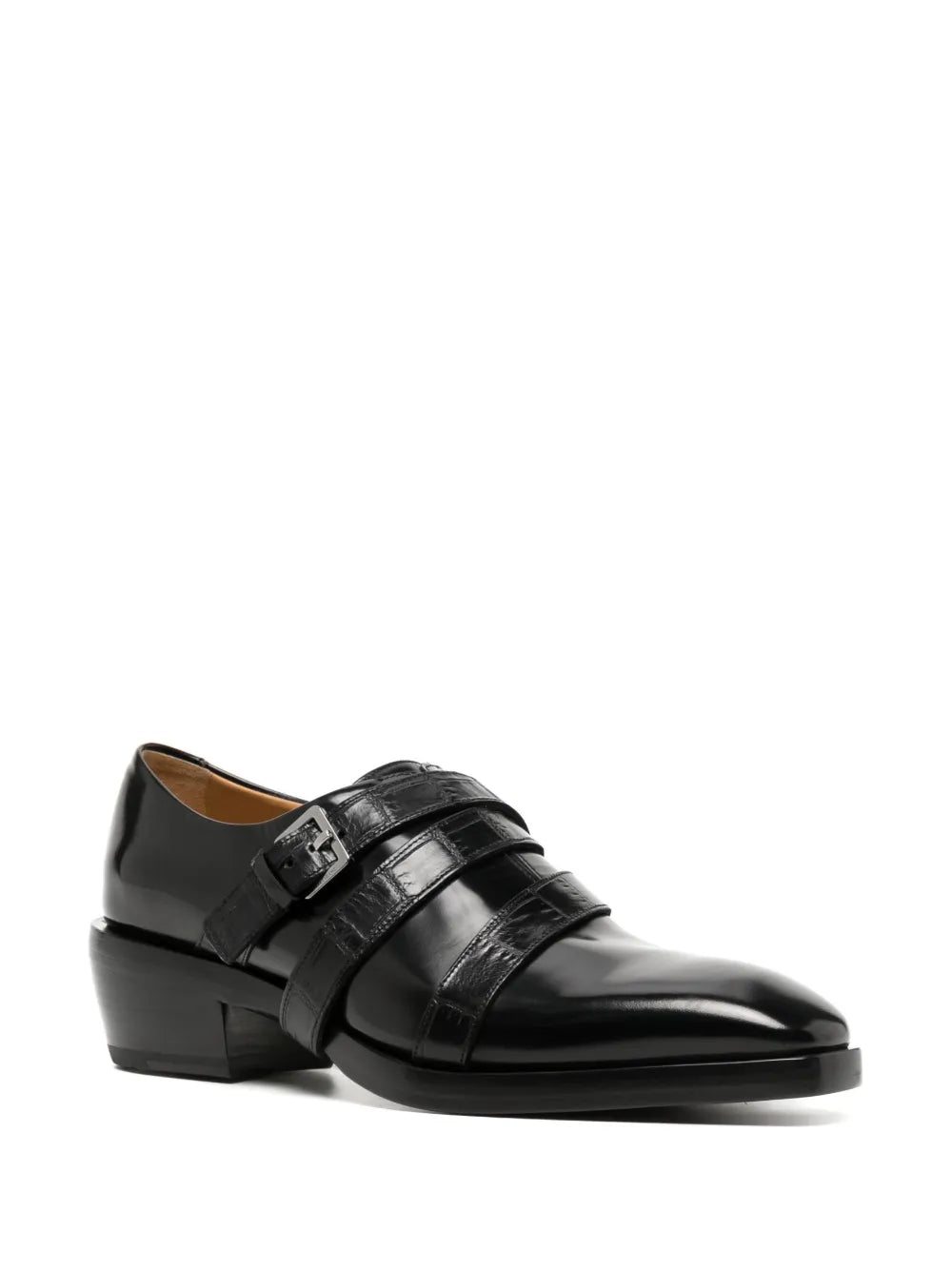 Ferragamo 5mm buckle-detail leather Oxfords