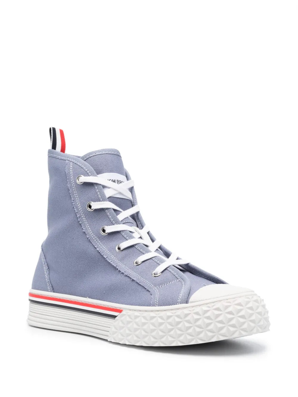 Thom Browne RWB-stripe high-top sneakers