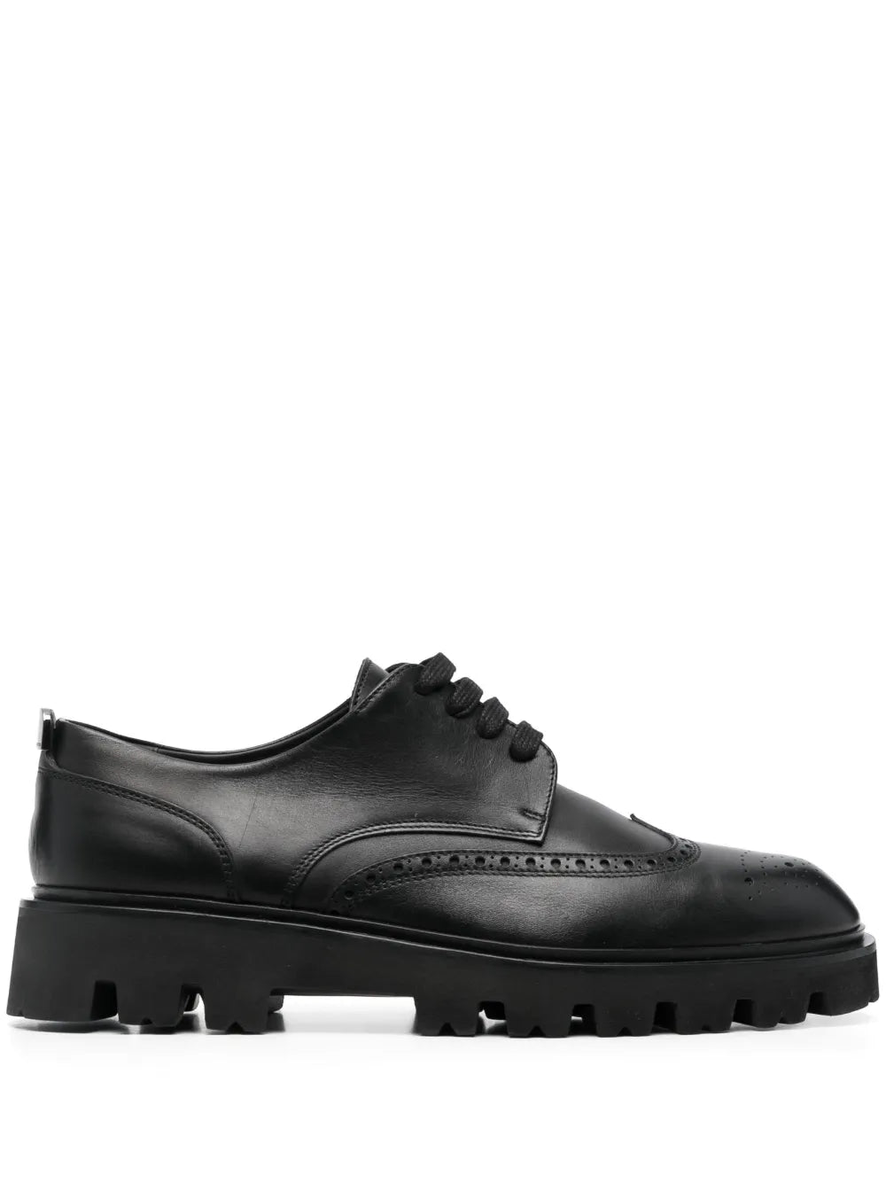 Sergio Rossi perforated leather brogues