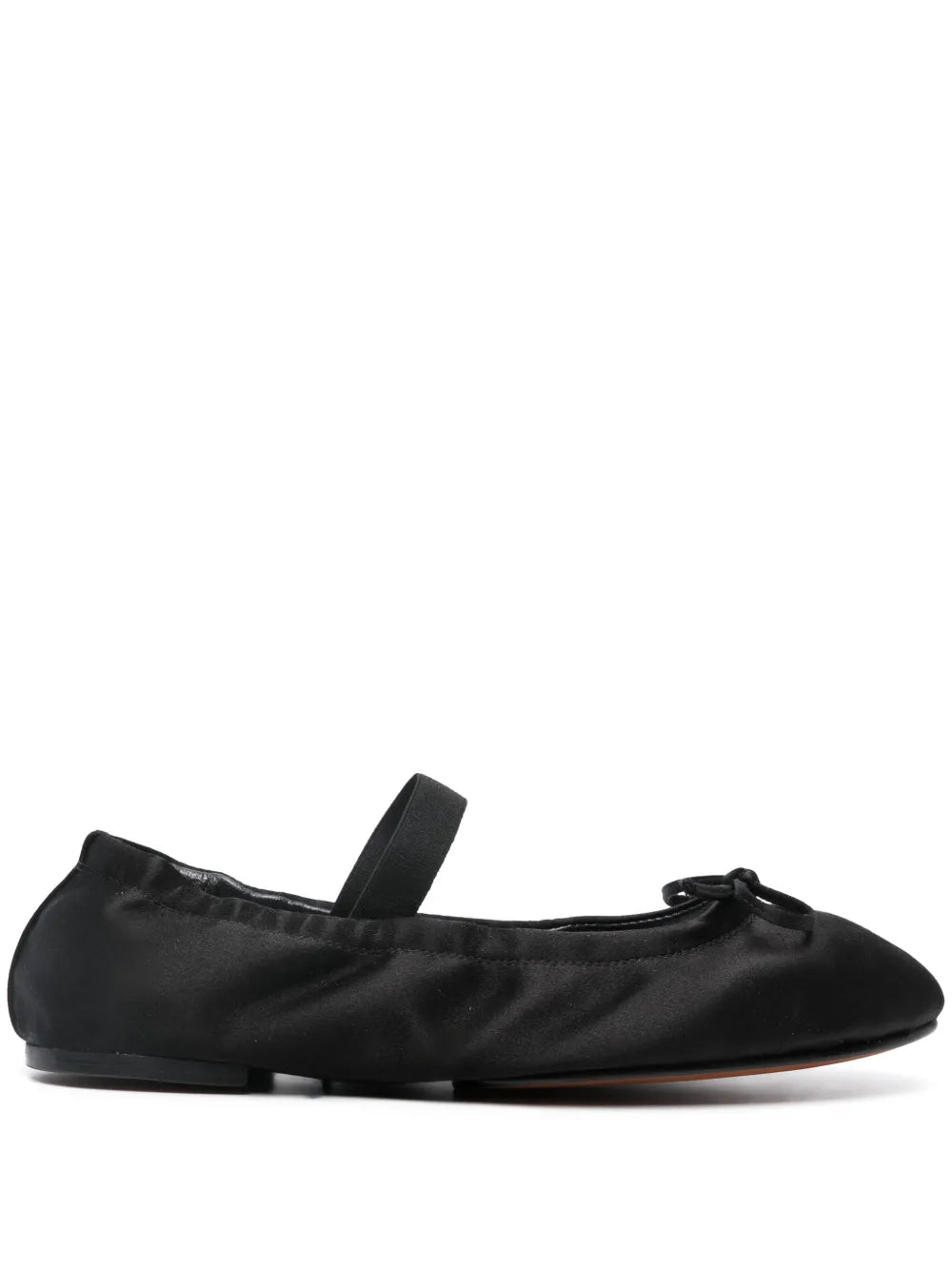 Polo Ralph Lauren satin-finish leather ballerinas