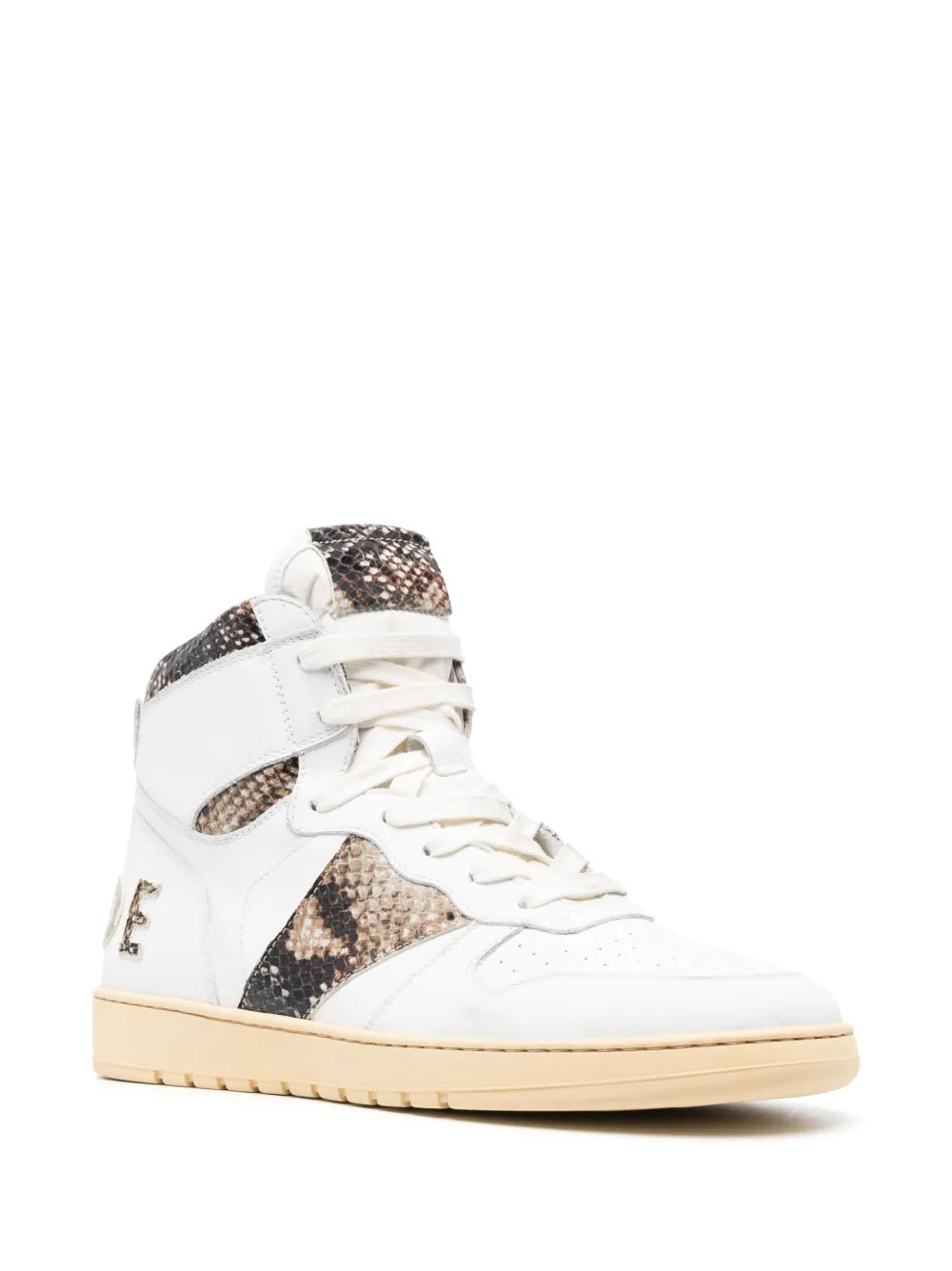RHUDE panelled high-top sneakers