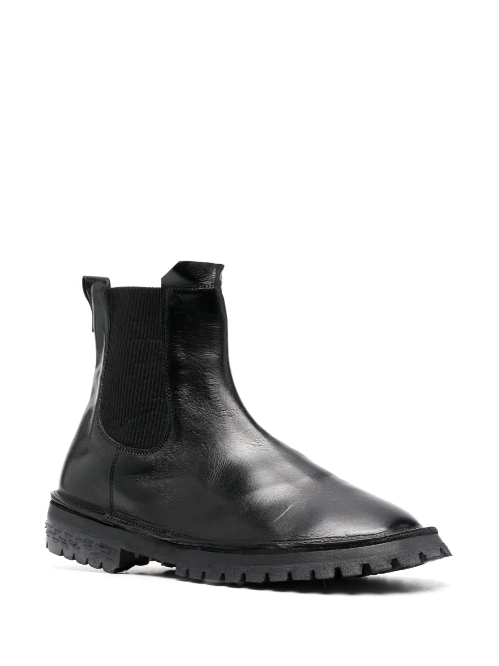 Moma elasticated-side-panels leather boots