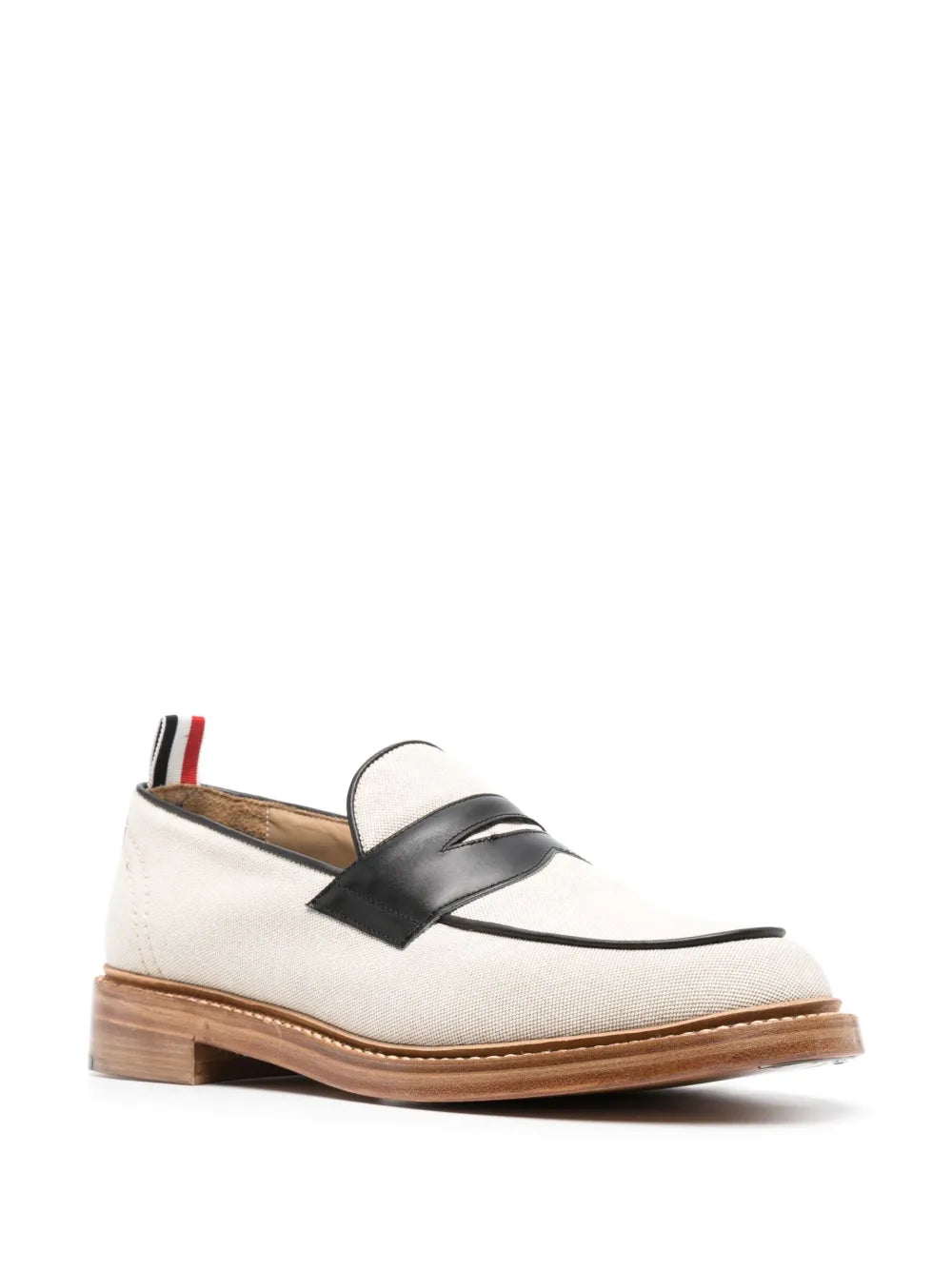 Thom Browne colour-block penny loafers