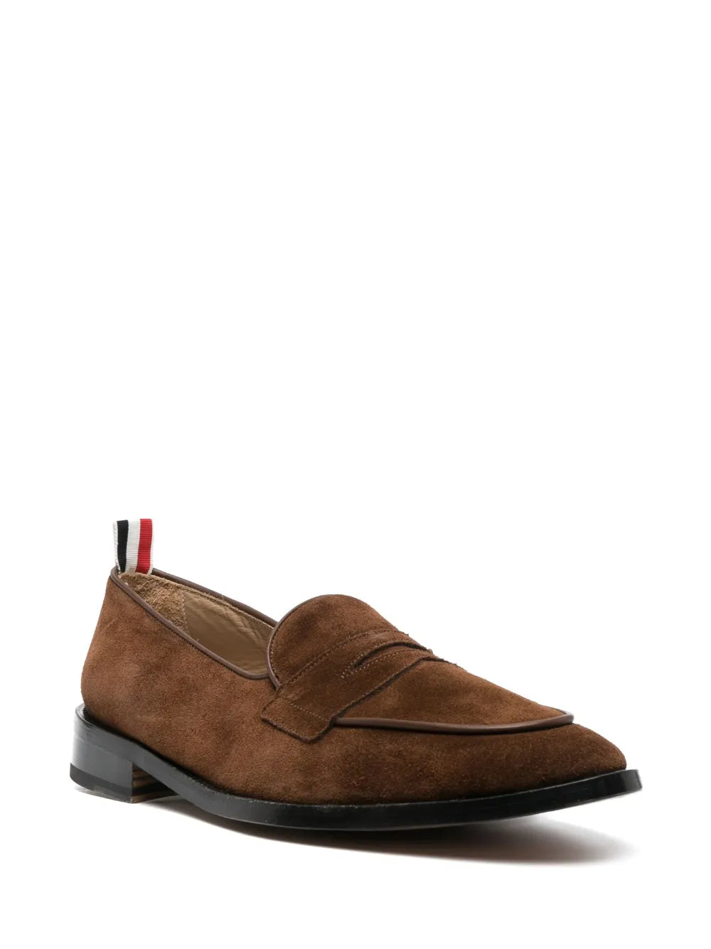Thom Browne Varsity suede penny loafers