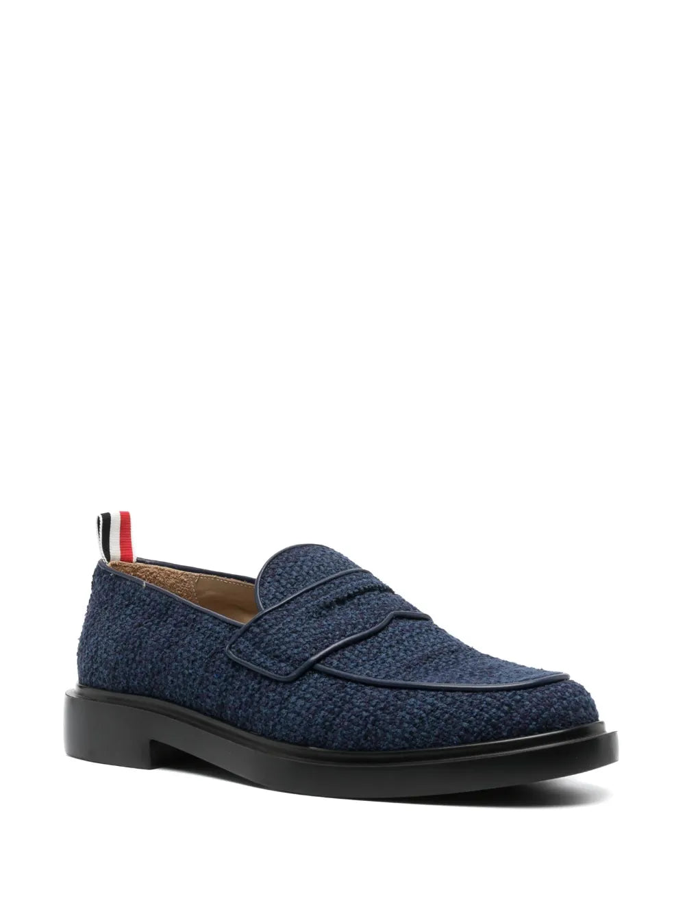 Thom Browne tweed penny loafers