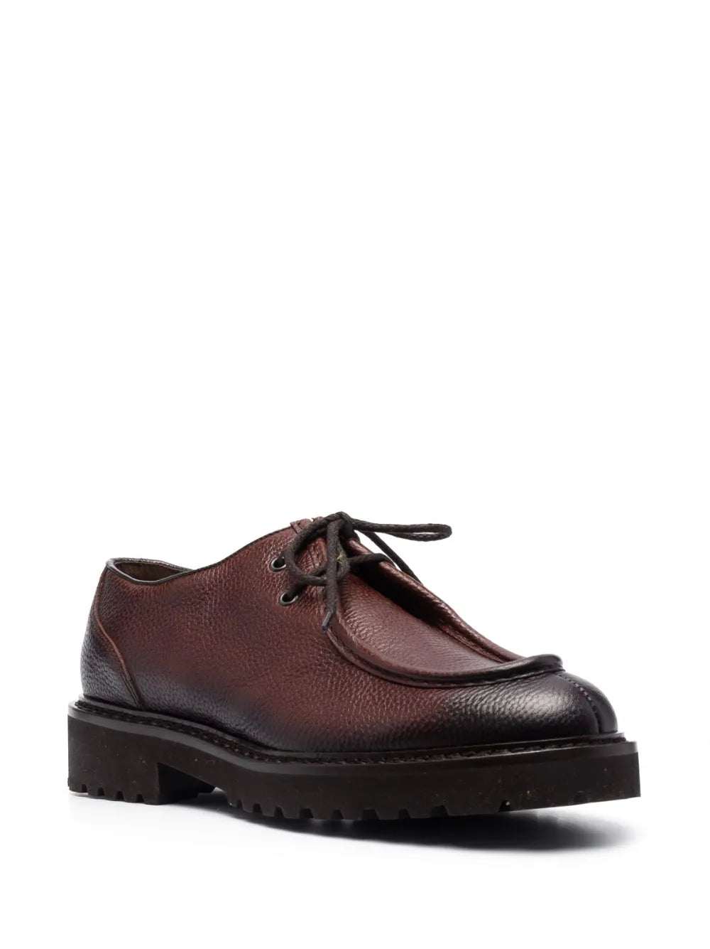 Doucal's 50mm gradient leather derby shoes