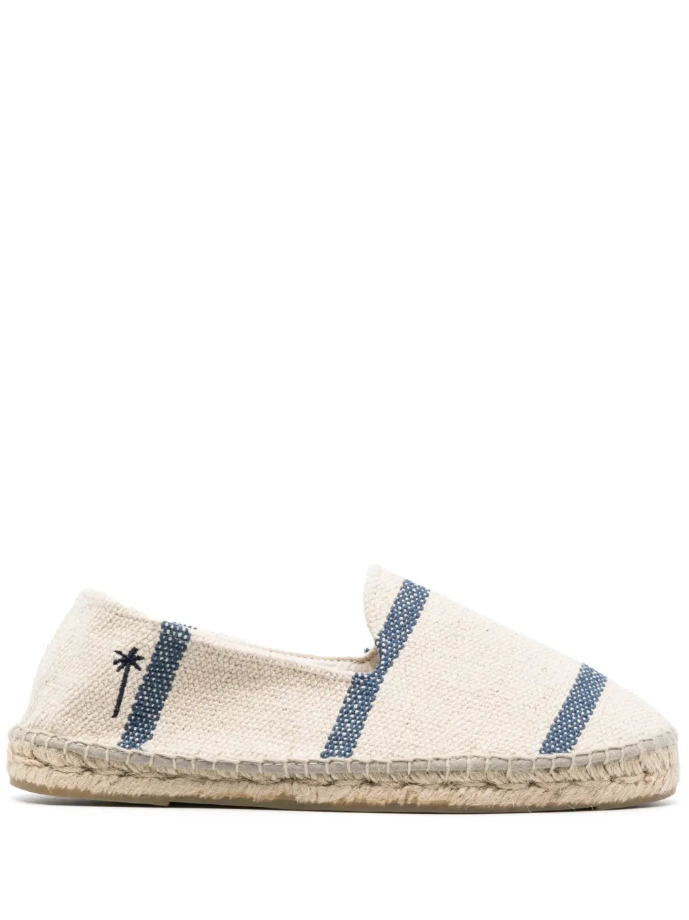 Manebi striped woven canvas espadrilles