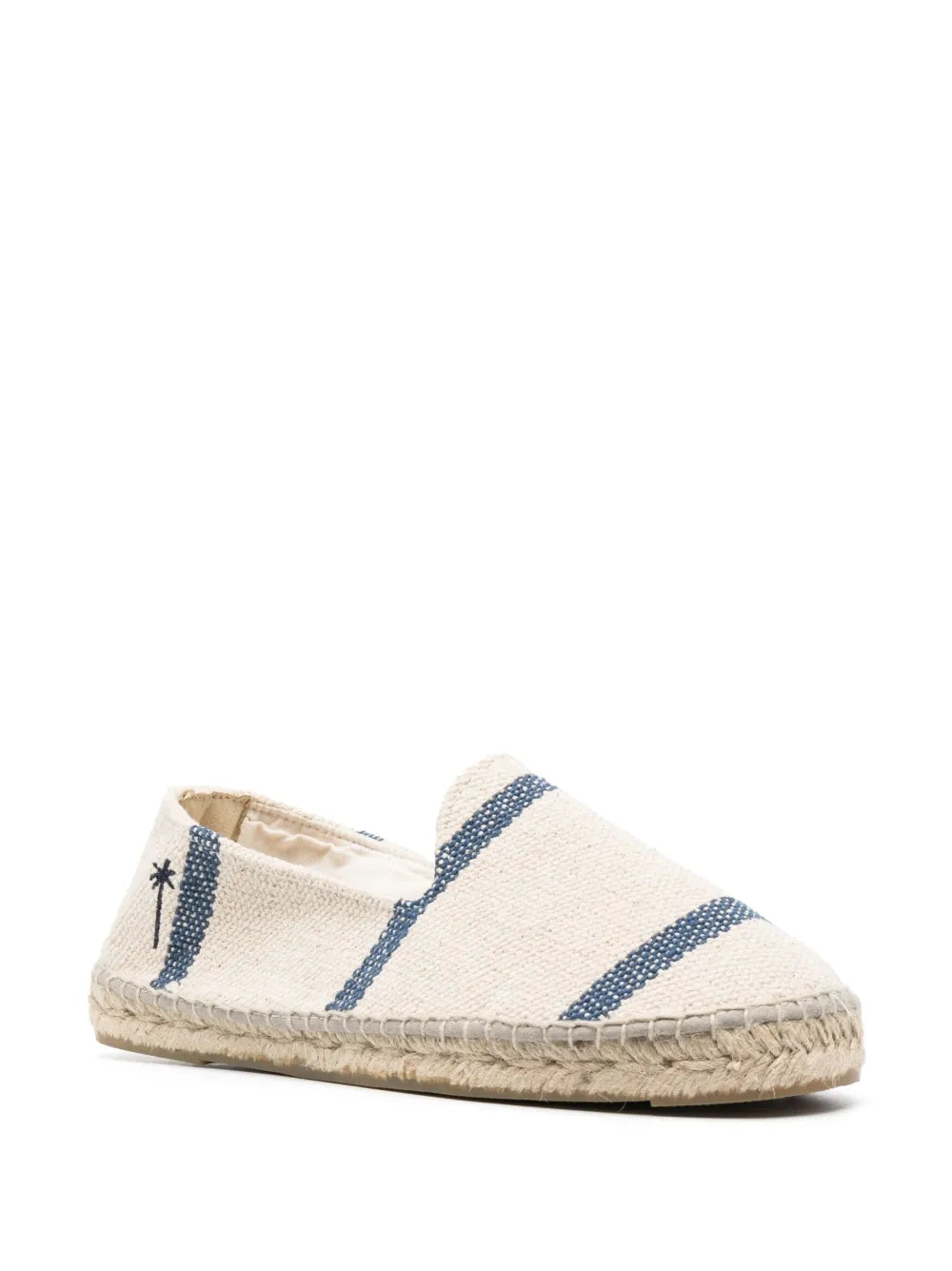 Manebi striped woven canvas espadrilles