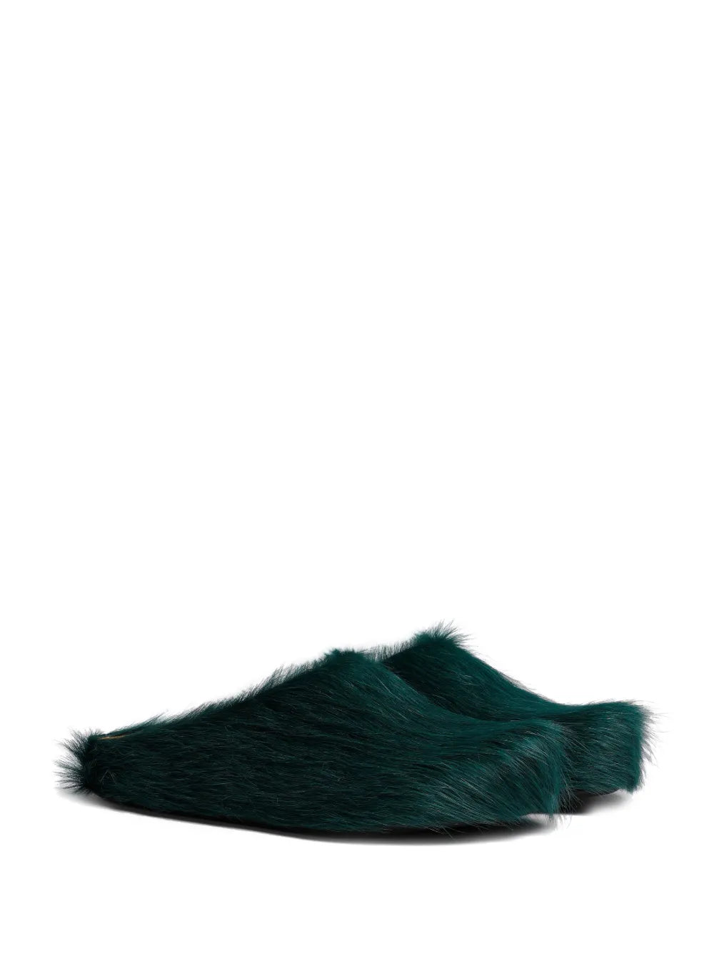 Marni Fussbett Sabot calf-hair slippers