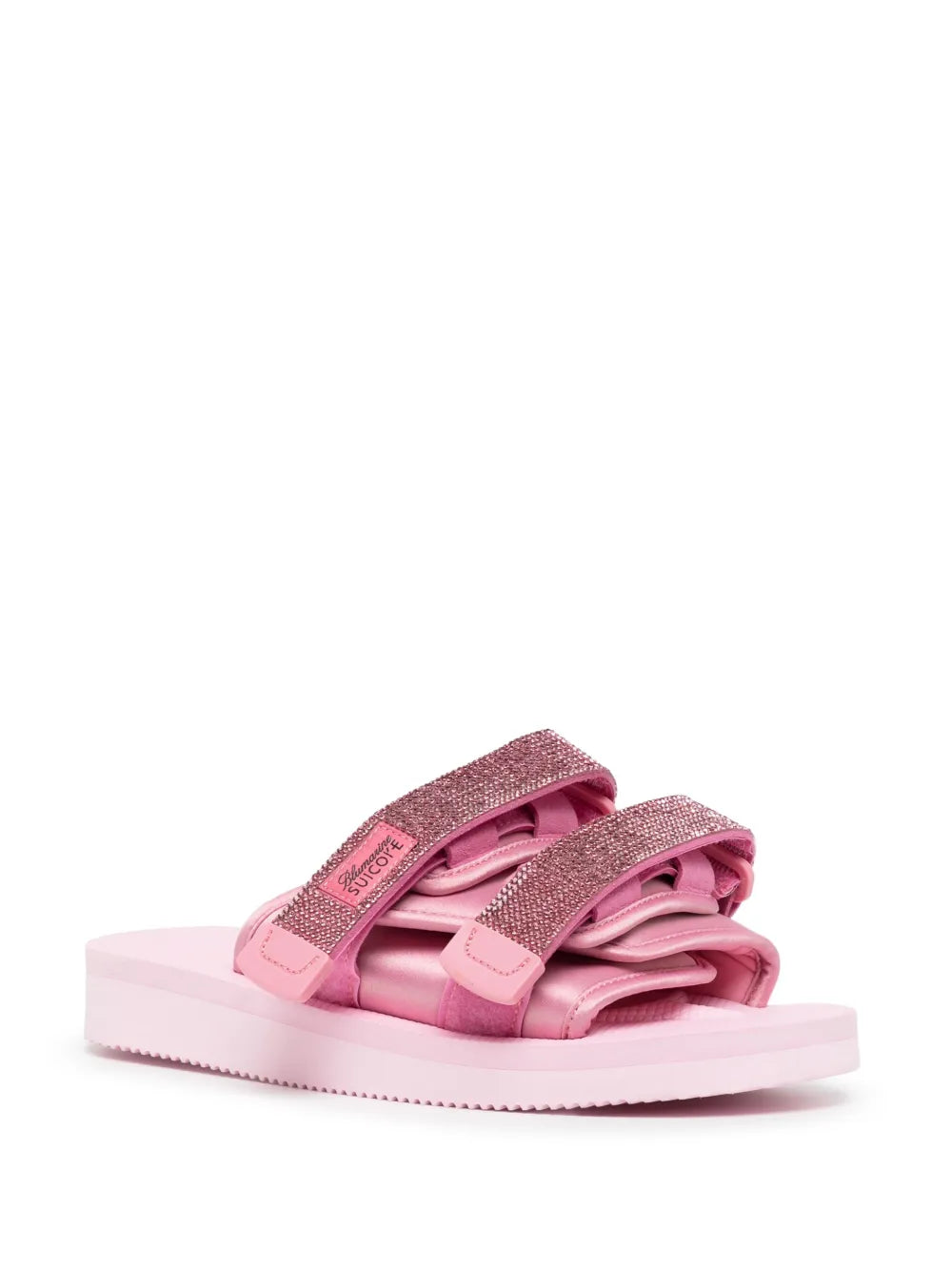 Blumarine x Suicoke rhinestone-embellished slides