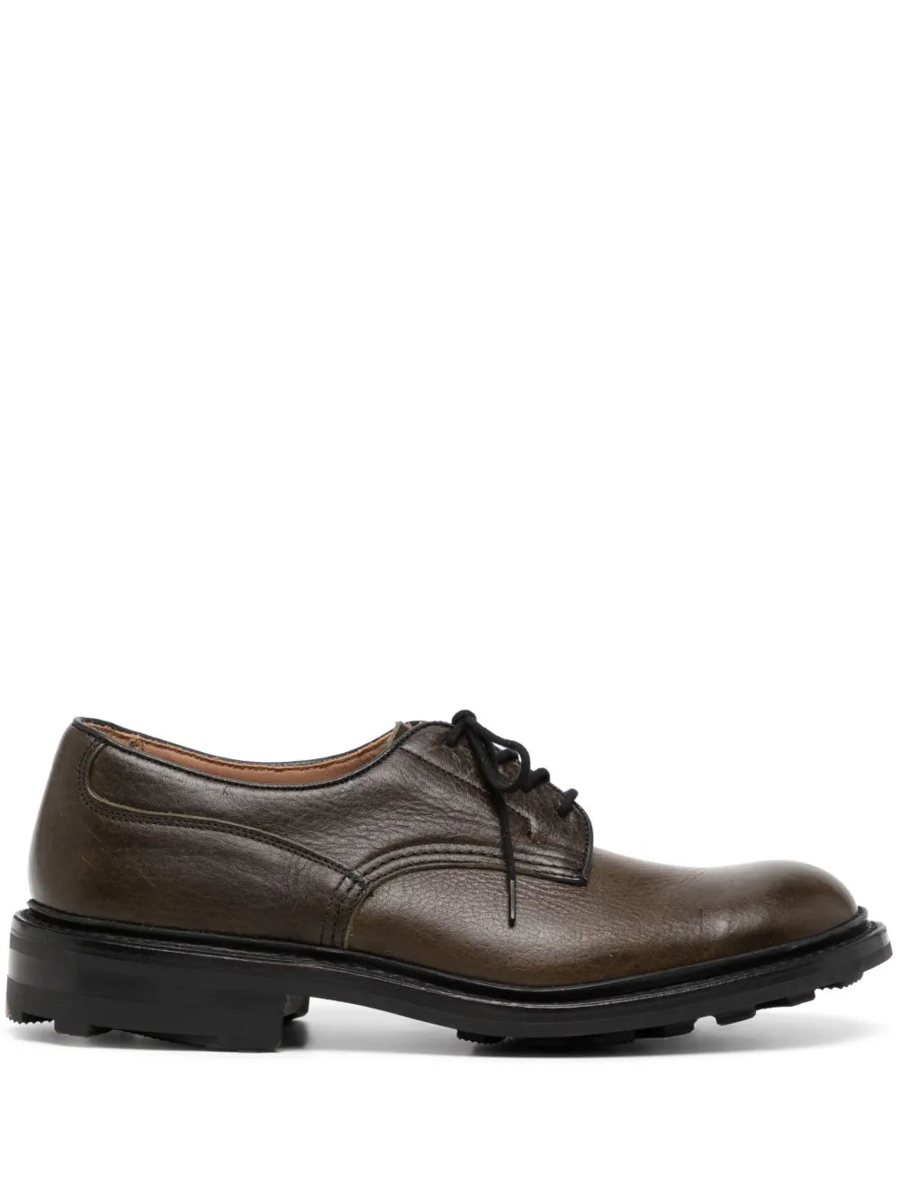 Tricker's lace-up leather loafers