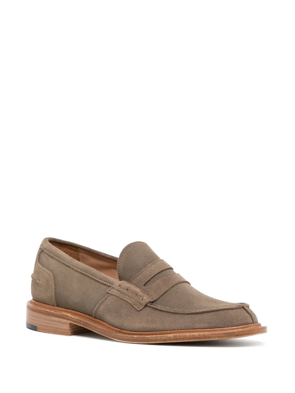 Tricker's slip-on suede loafers