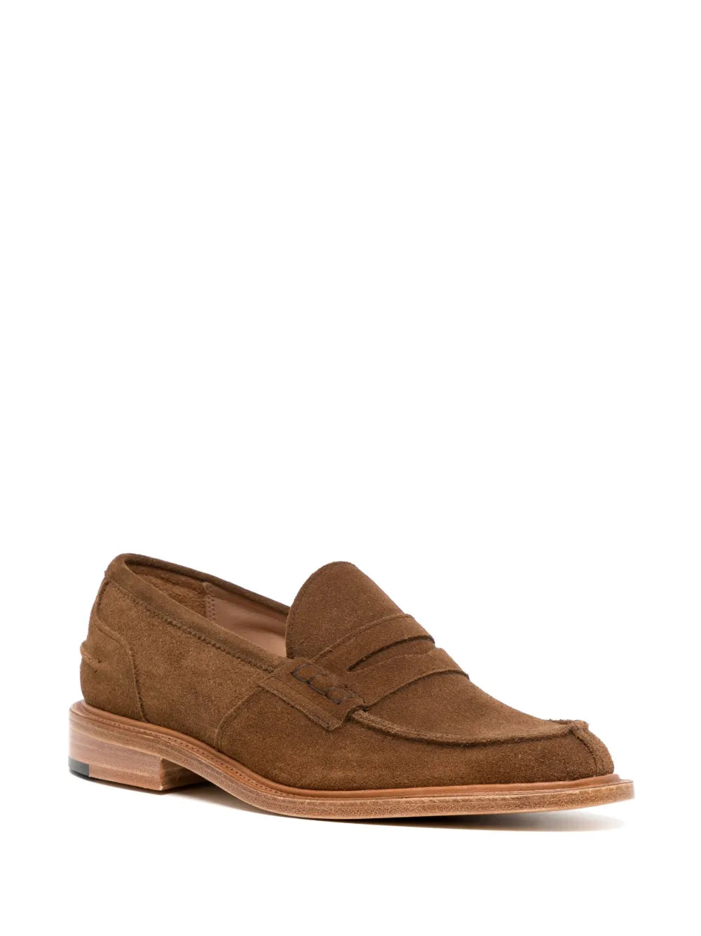 Tricker's slip-on suede loafers