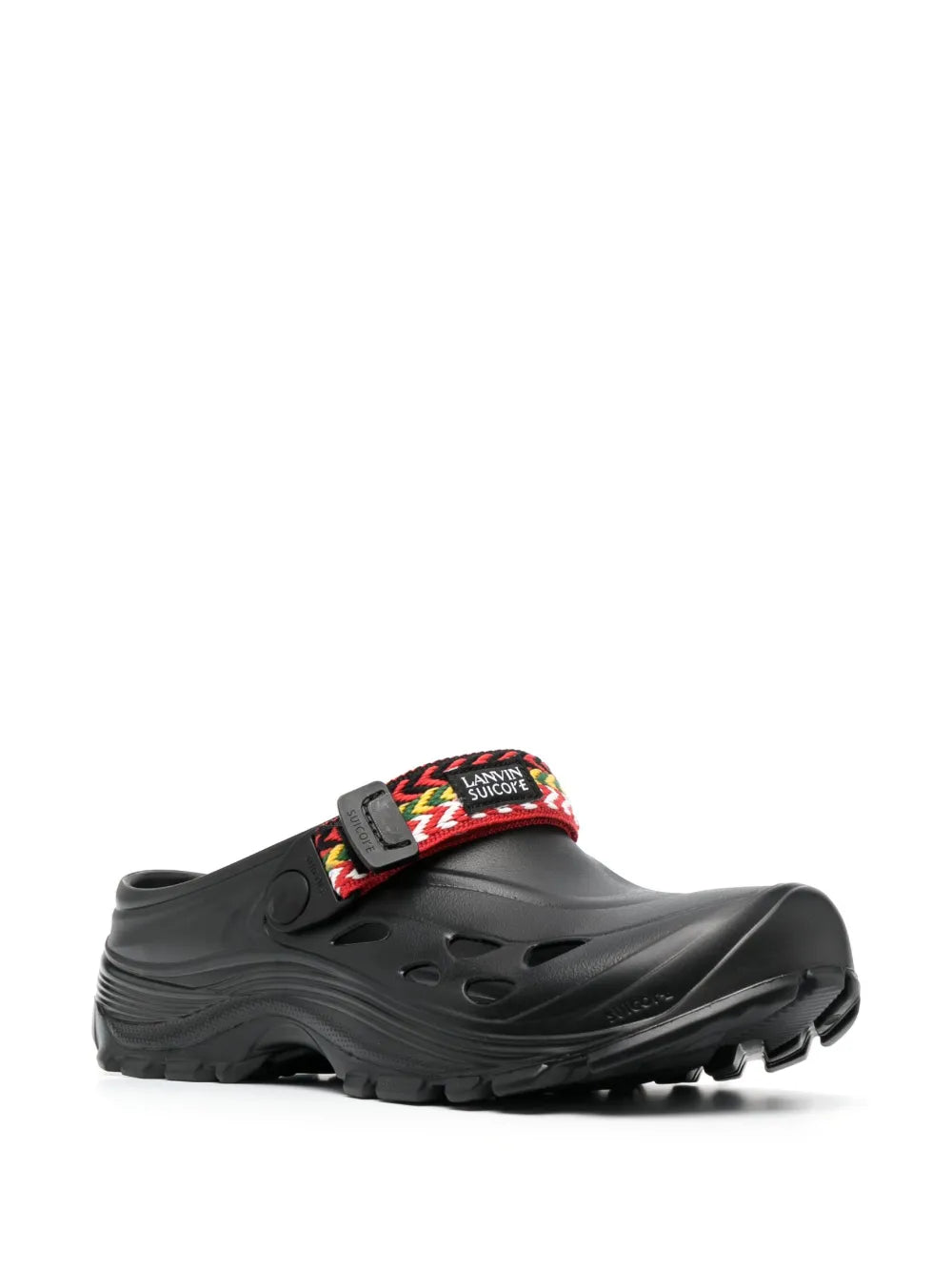 Lanvin x Suicoke Mok herringbone clogs