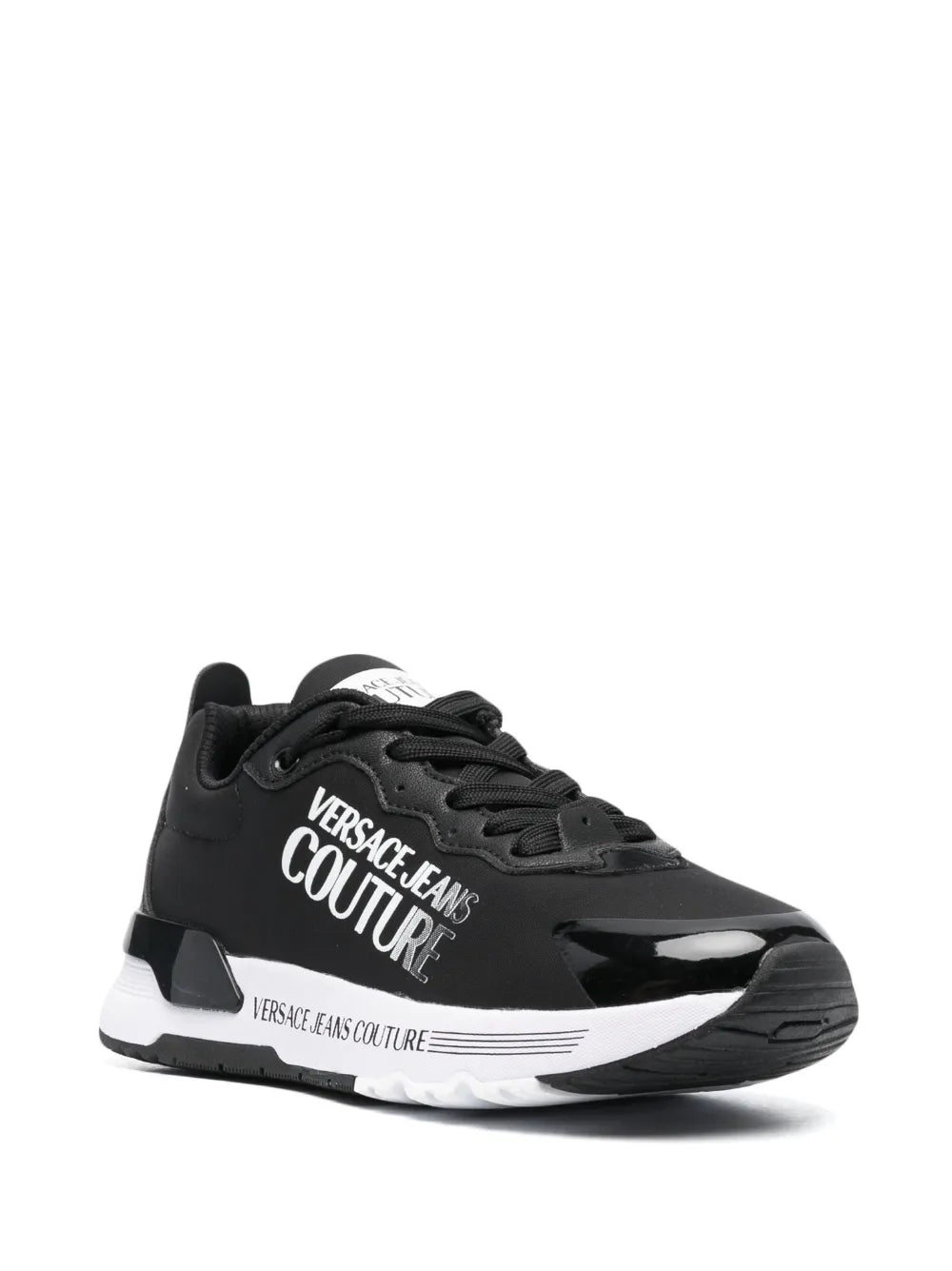 Versace Jeans Couture logo-print almond-toe sneakers