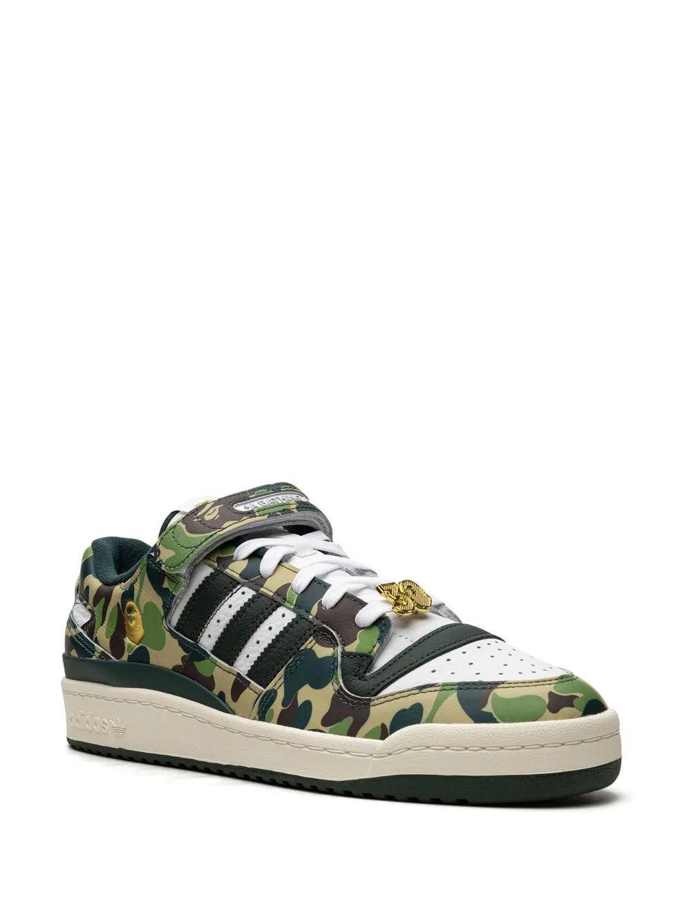adidas x BAPE Forum 84 Low "30th Anniversary Green Camo" sneakers
