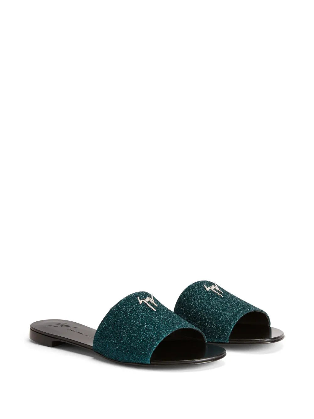 Giuseppe Zanotti Shirley logo-lettering slides