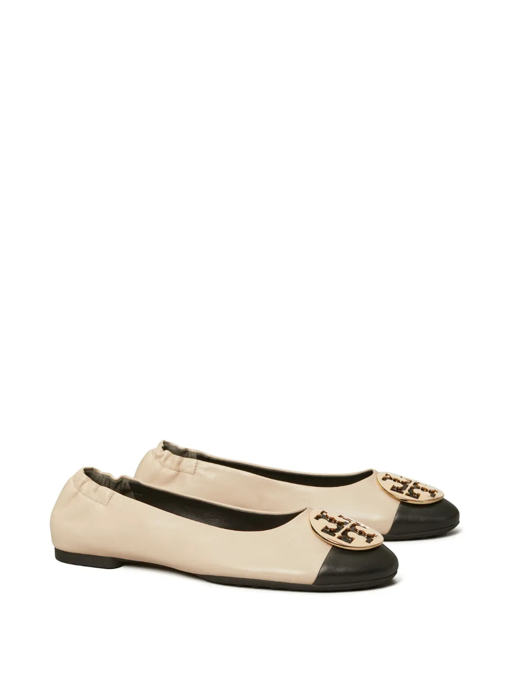 Tory Burch Claire cap-toe ballerina shoes