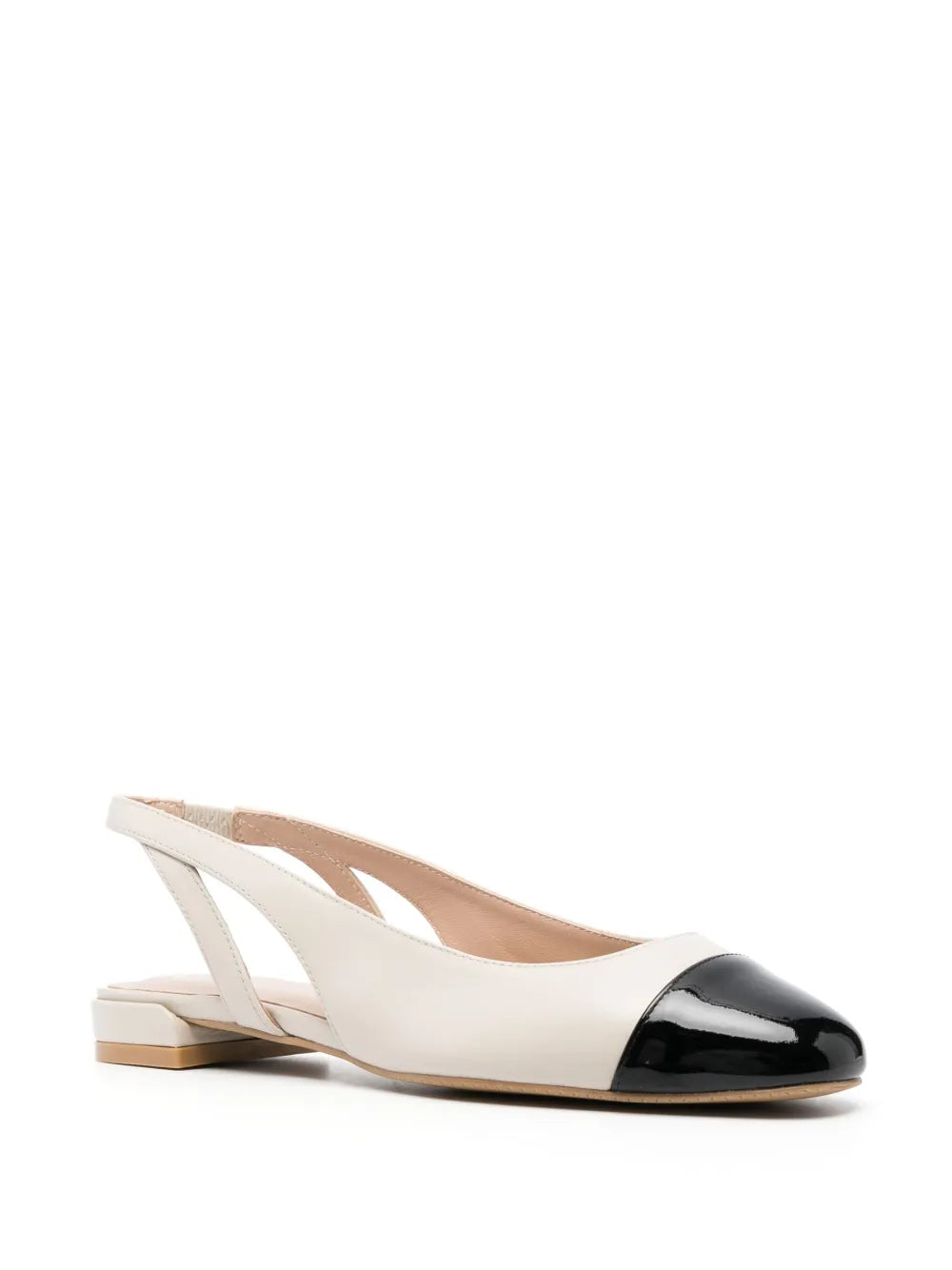 Stuart Weitzman cut-out slingback ballerina shoes