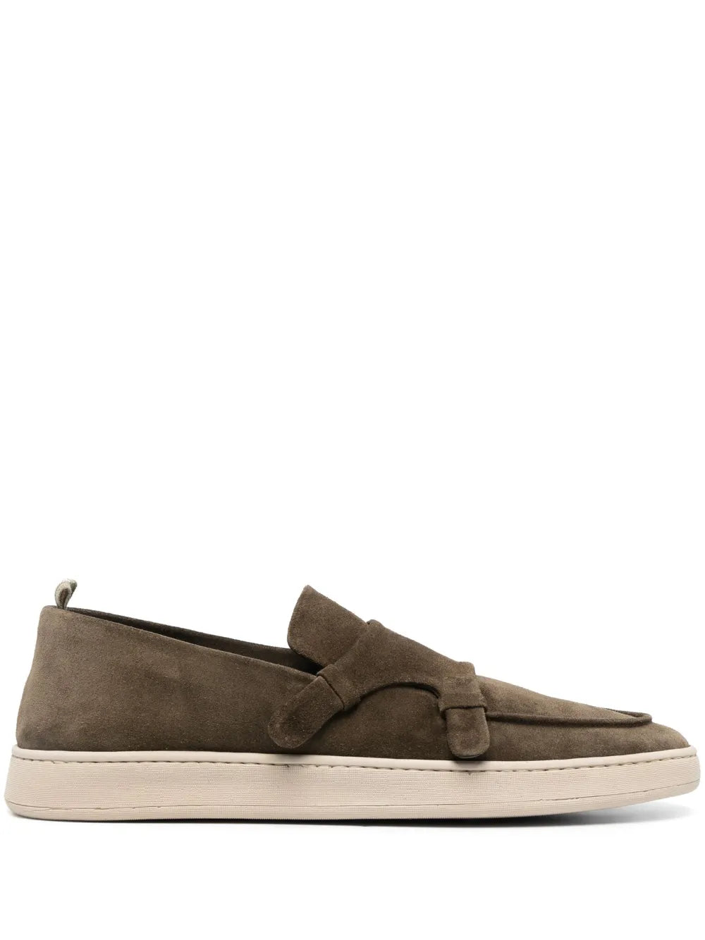 Officine Creative Herbie suede slip-on loafers