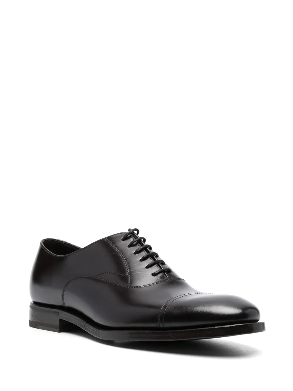Henderson Baracco polished-finish leather Oxford shoes