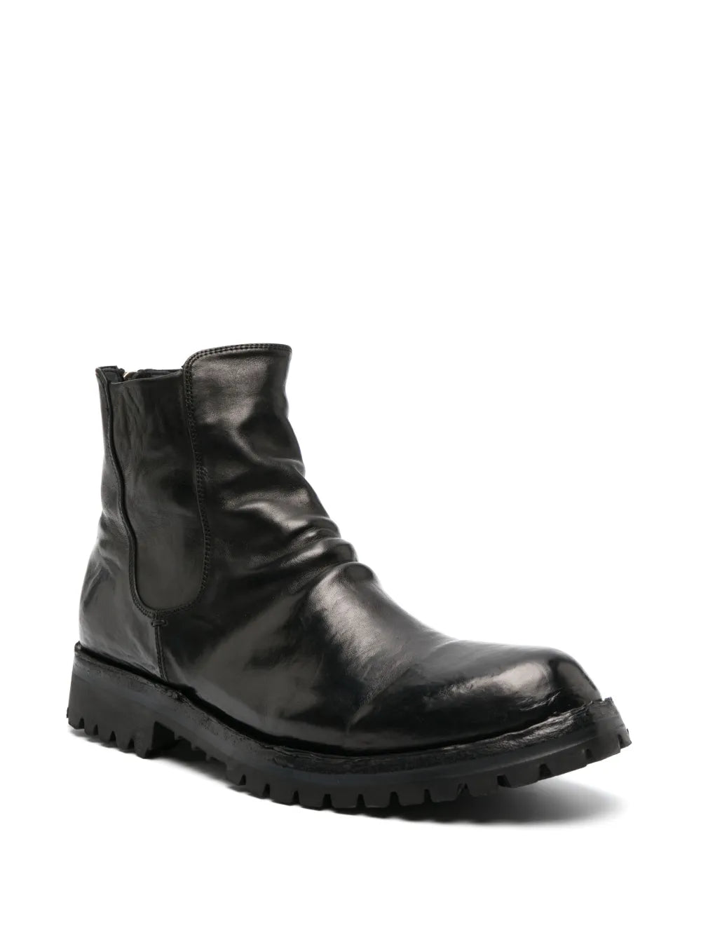 Officine Creative Ikonic 005 leather ankle boots