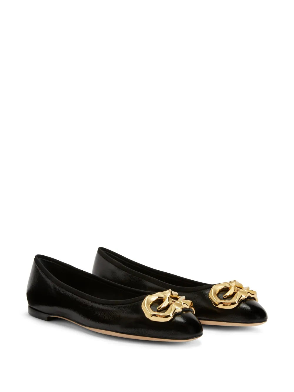 Giuseppe Zanotti Amur logo-plaque leather loafers