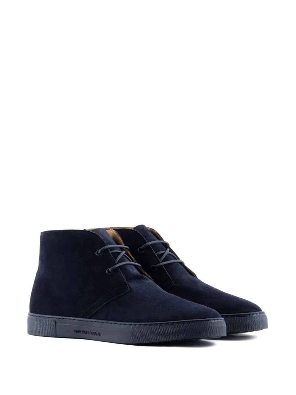 Emporio Armani suede lace-up boots