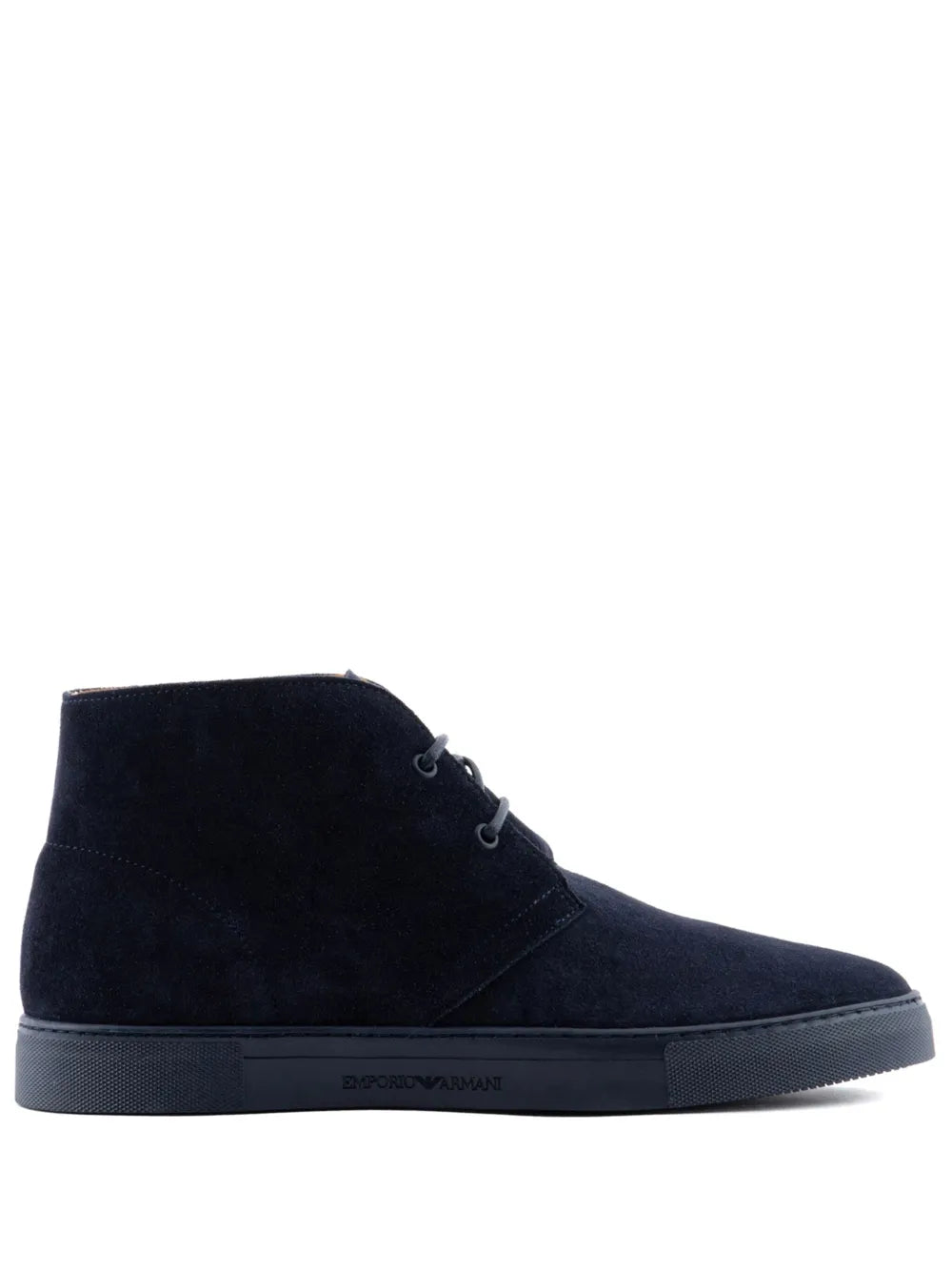 Emporio Armani suede lace-up boots