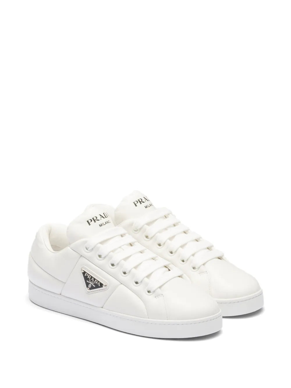 Prada triangle-logo padded sneakers