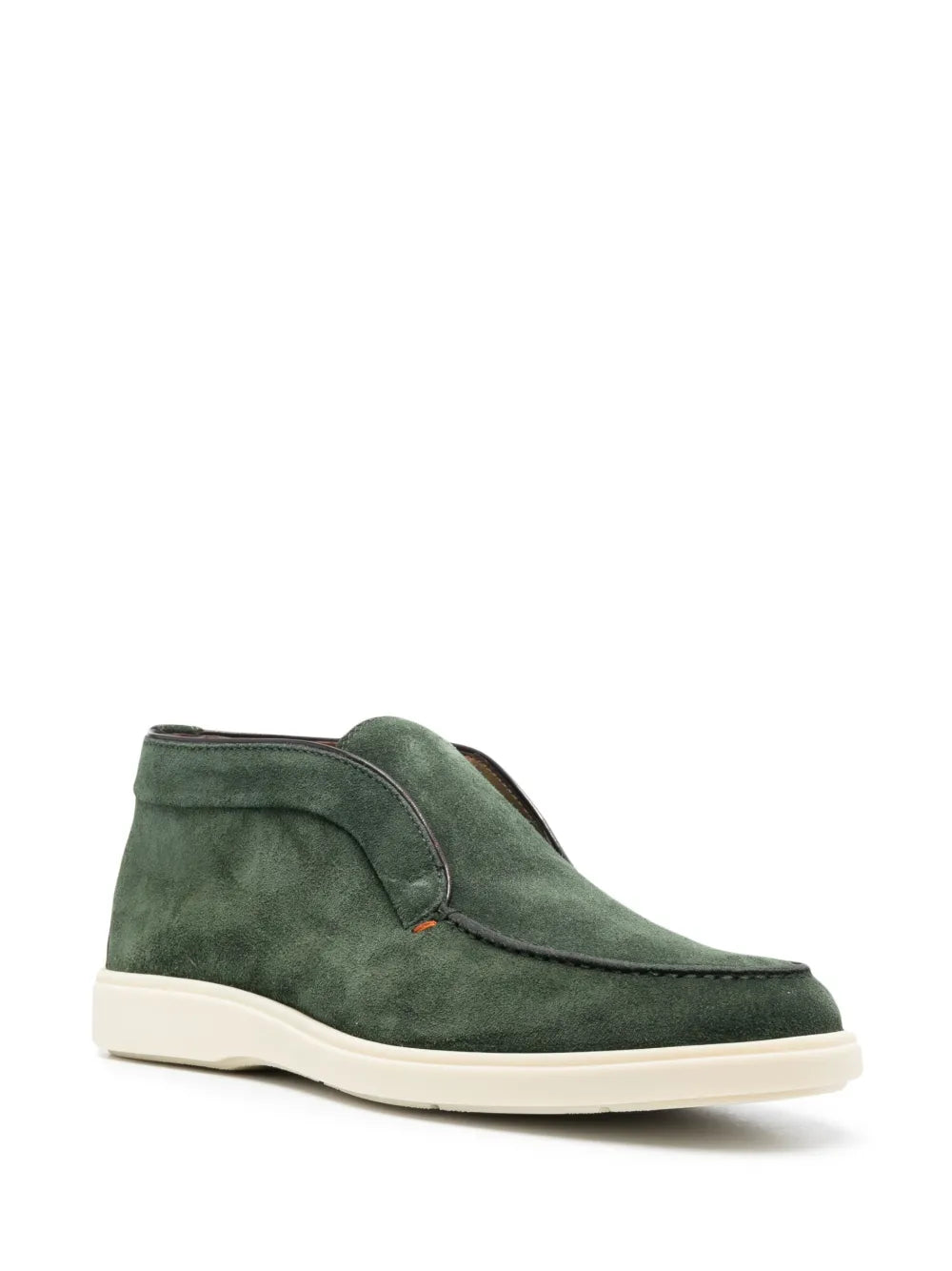 Santoni slip-on suede boots